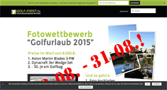 Desktop Screenshot of golf-first.de