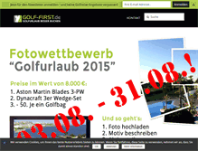 Tablet Screenshot of golf-first.de