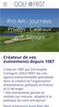 Mobile Screenshot of golf-first.fr