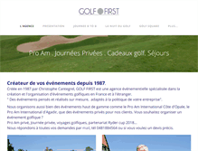 Tablet Screenshot of golf-first.fr